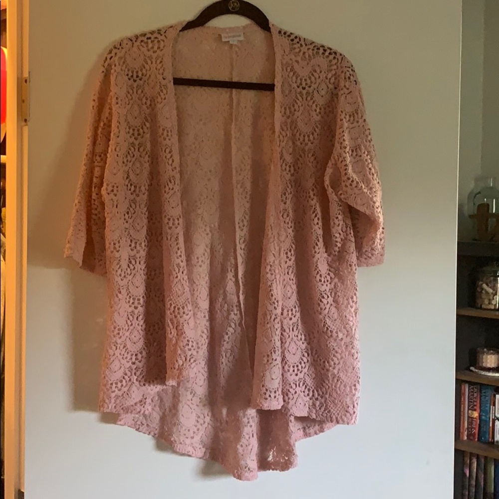 Lularoe Blush Lace Lindsey